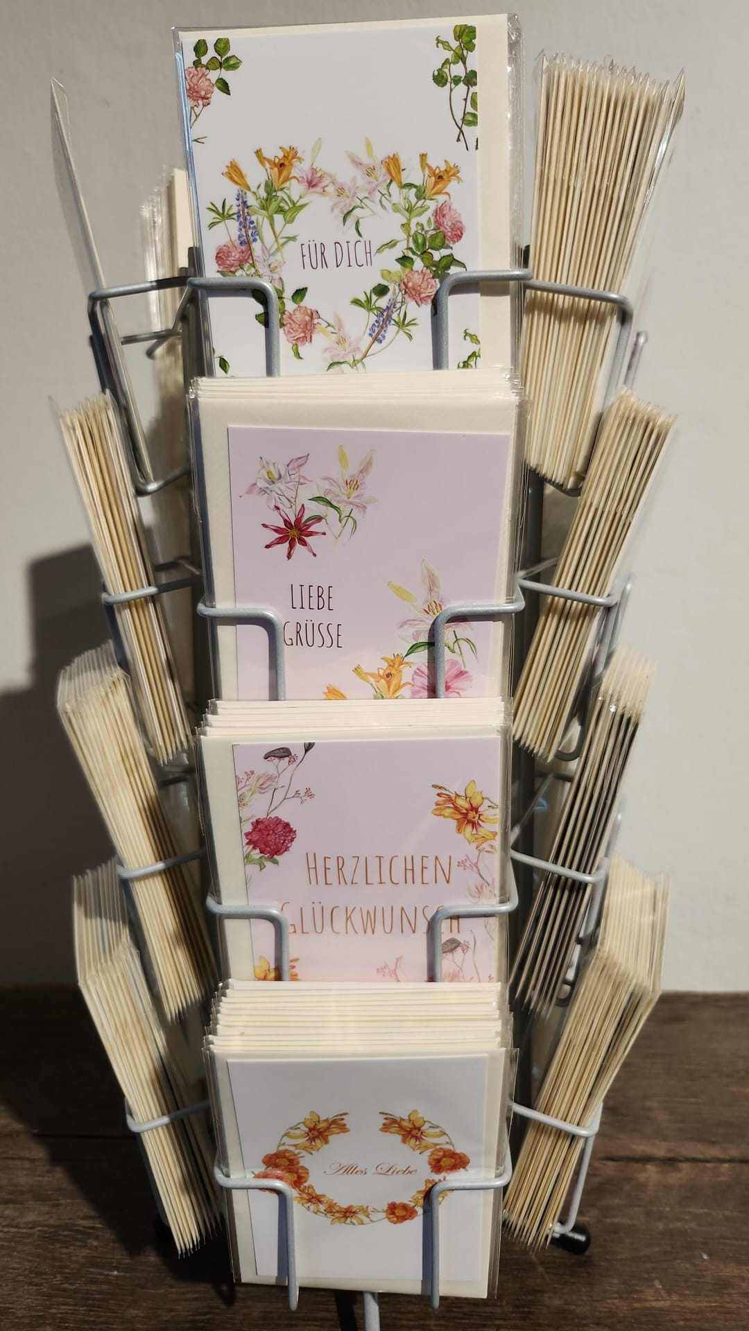 Mini-Karte mit Couvert (bis zu 70 Zeichen) - 1,60 €