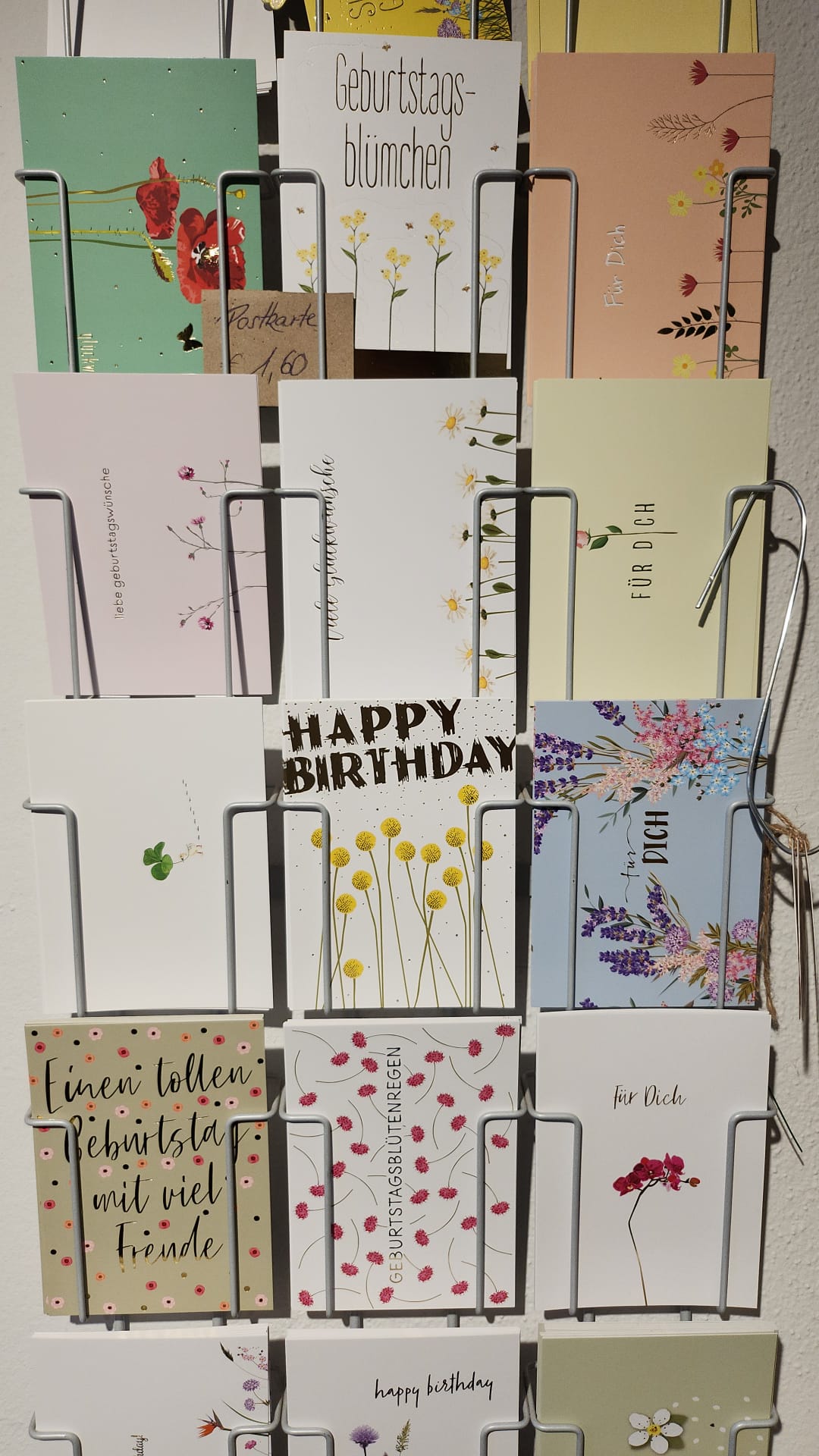 Postkarte (bis zu 70 Zeichen) - 1,60 €